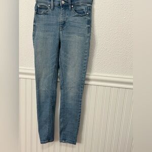 Blue Women's Jeans | High Rise Ankle Skinny | Celebrity Pink